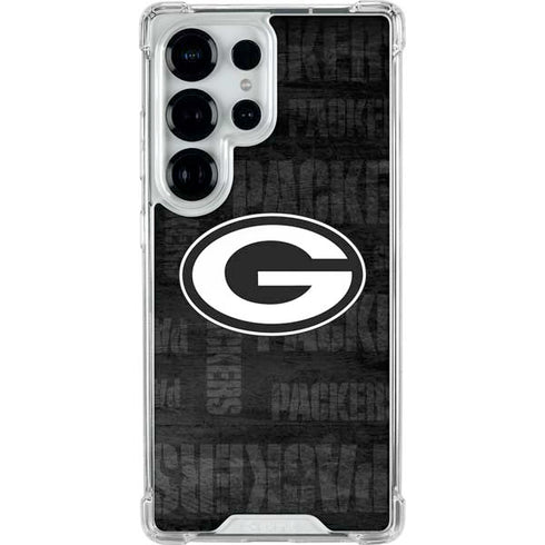NFL Green Bay Packers Black & White Galaxy S26 Ultra Clear Case