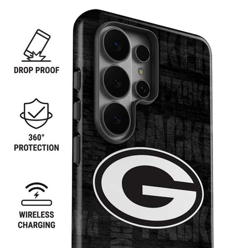 NFL Green Bay Packers Black & White Galaxy S26 Ultra Impact Case