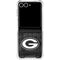 NFL Green Bay Packers Black & White Galaxy Z Flip7 Clear Case