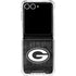 NFL Green Bay Packers Black & White Galaxy Z Flip7 Clear Case