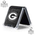 NFL Green Bay Packers Black & White Galaxy Z Flip7 Clear Case