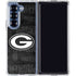 NFL Green Bay Packers Black & White Galaxy Z Fold7 Clear Case