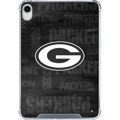 NFL Green Bay Packers Black & White iPad 11th Gen (2025) Clear Case