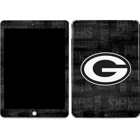 NFL Green Bay Packers Black & White Apple iPad Skin