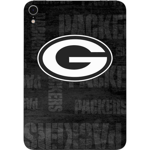 NFL Green Bay Packers Black & White Apple iPad Mini Skin