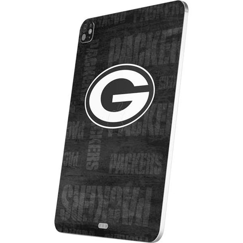 NFL Green Bay Packers Black & White iPad Pro 13in M4 (2024) Skin