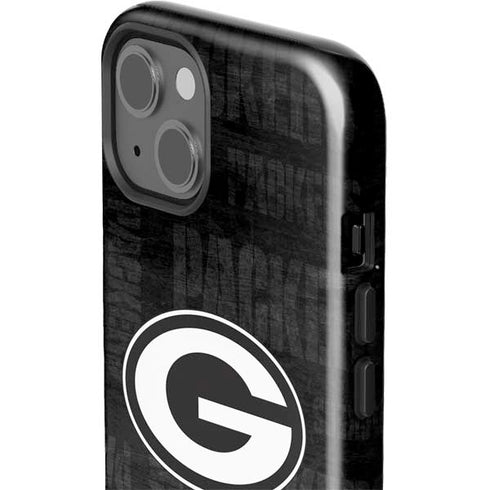 NFL Green Bay Packers Black & White iPhone 15 Impact Case