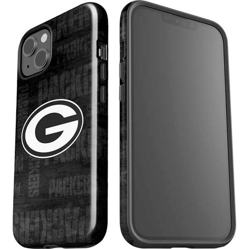NFL Green Bay Packers Black & White iPhone 15 Impact Case