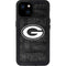 NFL Green Bay Packers Black & White iPhone 15 Plus Waterproof Case