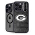 NFL Green Bay Packers Black & White iPhone 15 Pro Max Kickstand Case