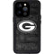 NFL Green Bay Packers Black & White iPhone 15 Pro Waterproof Case