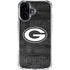 NFL Green Bay Packers Black & White iPhone 16 Plus Clear Case