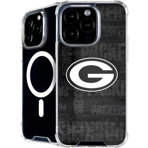 NFL Green Bay Packers Black & White iPhone 16 Pro MagSafe Case