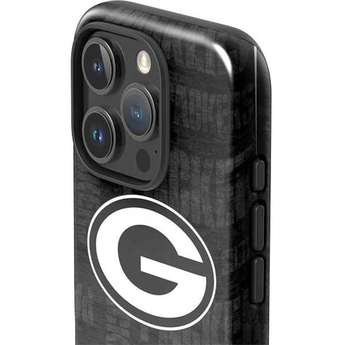 NFL Green Bay Packers Black & White iPhone 16 Pro Max Impact Case