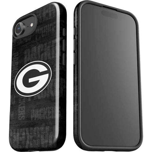 NFL Green Bay Packers Black & White iPhone 16e Impact Case