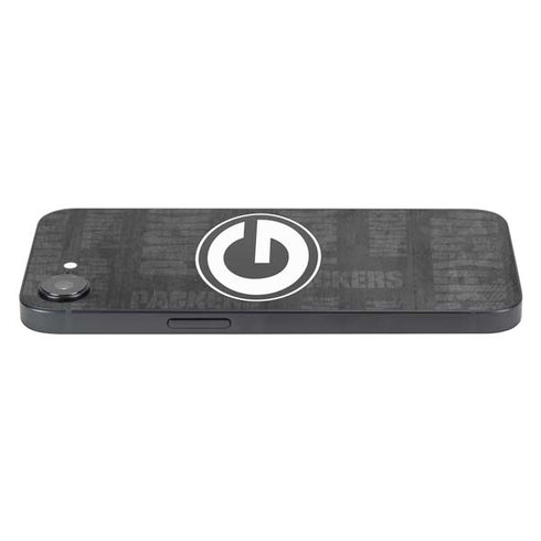 NFL Green Bay Packers Black & White iPhone 16e Skin