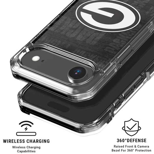 NFL Green Bay Packers Black & White iPhone 17 Air Clear Case
