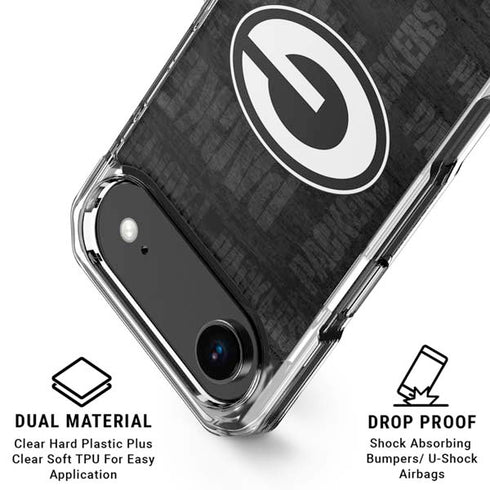 NFL Green Bay Packers Black & White iPhone 17 Air MagSafe Case