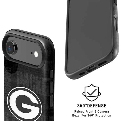 NFL Green Bay Packers Black & White iPhone 17 Air Magsafe Impact Case