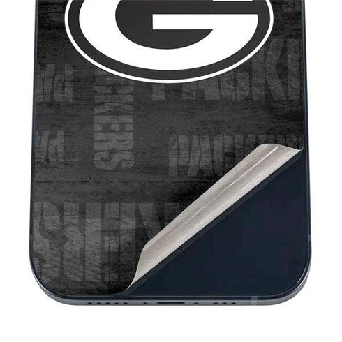 NFL Green Bay Packers Black & White iPhone 17 Air Skin