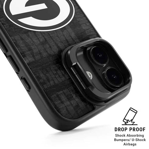 NFL Green Bay Packers Black & White iPhone 17 Kickstand Case