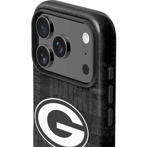 NFL Green Bay Packers Black & White iPhone 17 Pro Impact Case