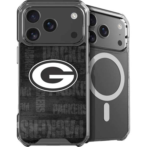 NFL Green Bay Packers Black & White iPhone 17 Pro Max MagSafe Case