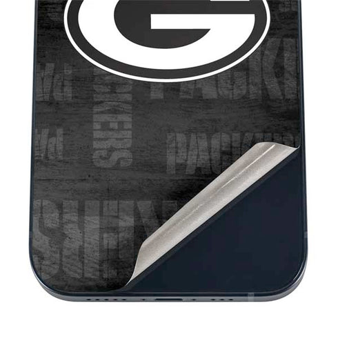 NFL Green Bay Packers Black & White iPhone 17 Pro Max Skin