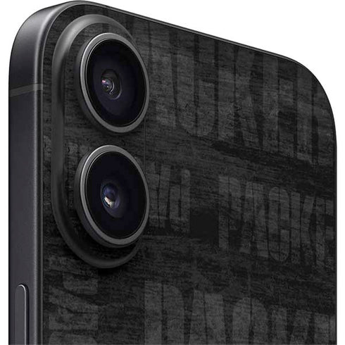 NFL Green Bay Packers Black & White iPhone 17 Skin