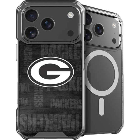 NFL Green Bay Packers Black & White iPhone 18 Pro Max MagSafe Case