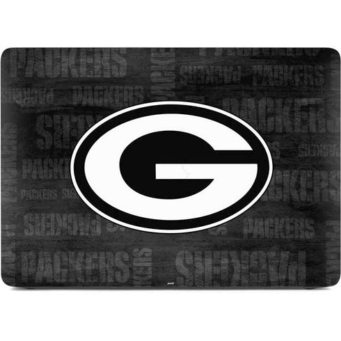 NFL Green Bay Packers Black & White Apple MacBook Air Skin