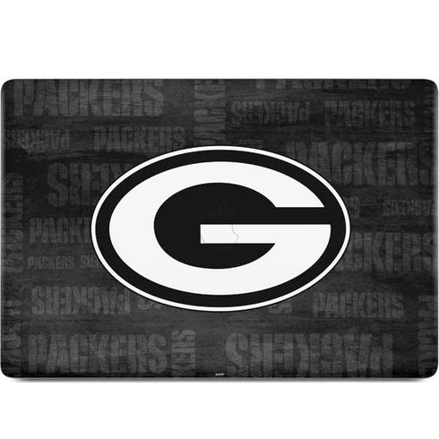 NFL Green Bay Packers Black & White MacBook Skins