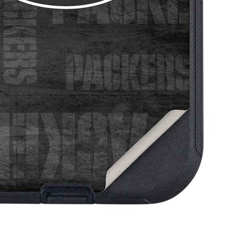 NFL Green Bay Packers Black & White Otterbox Defender iPhone Skin