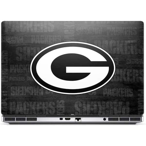 NFL Green Bay Packers Black & White Dell Precision Skin