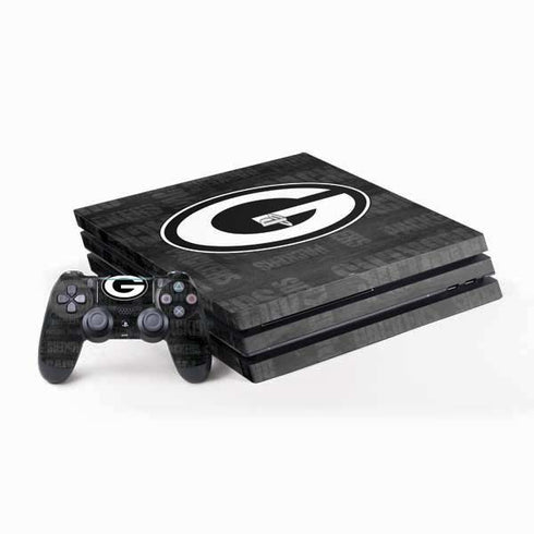NFL Green Bay Packers Black & White PlayStation PS4 Skins