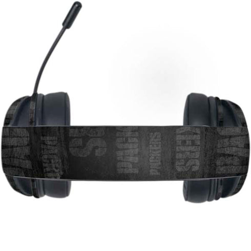 NFL Green Bay Packers Black & White Razer Kraken X Skin