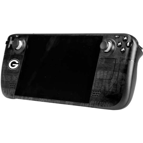 NFL Green Bay Packers Black & White Steam Deck Handheld Gaming Computer OLED Skin