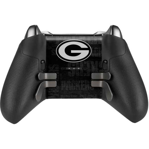 NFL Green Bay Packers Black & White Xbox Elite Wireless Controller Series 2 Skin