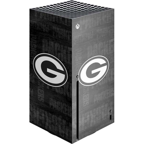 NFL Green Bay Packers Black & White Xbox Series X Skins