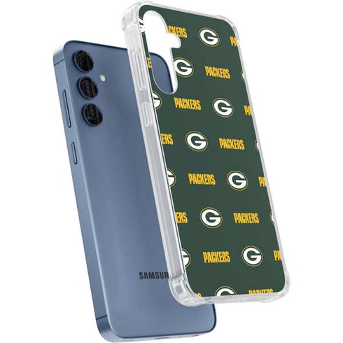 NFL Green Bay Packers Blitz Series Galaxy A35 5G Clear Case