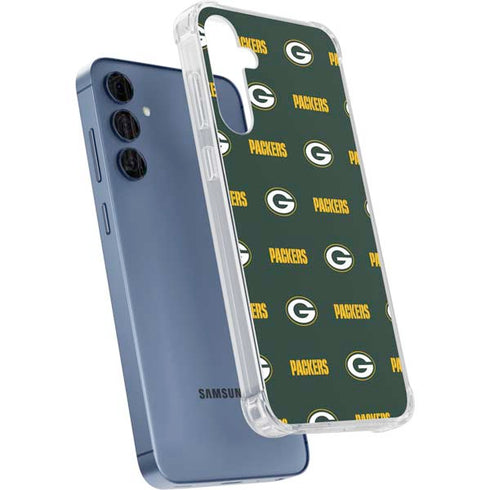 NFL Green Bay Packers Blitz Series Galaxy A55 5G Clear Case