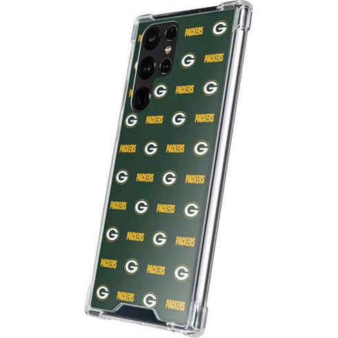 NFL Green Bay Packers Blitz Series Galaxy S23 Ultra Clear Case