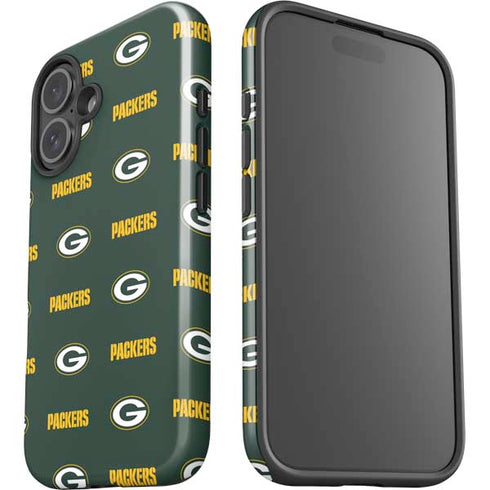 NFL Green Bay Packers Blitz Series iPhone 16 Impact Case