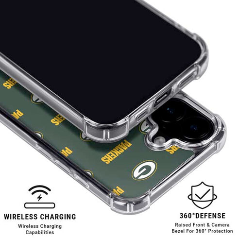 NFL Green Bay Packers Blitz Series iPhone 16 MagSafe Case