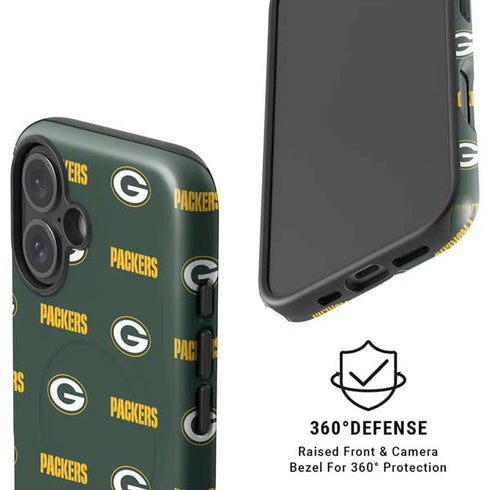 NFL Green Bay Packers Blitz Series iPhone 16 Magsafe Impact Case