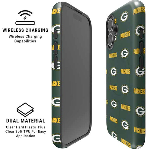 NFL Green Bay Packers Blitz Series iPhone 16 Magsafe Impact Case