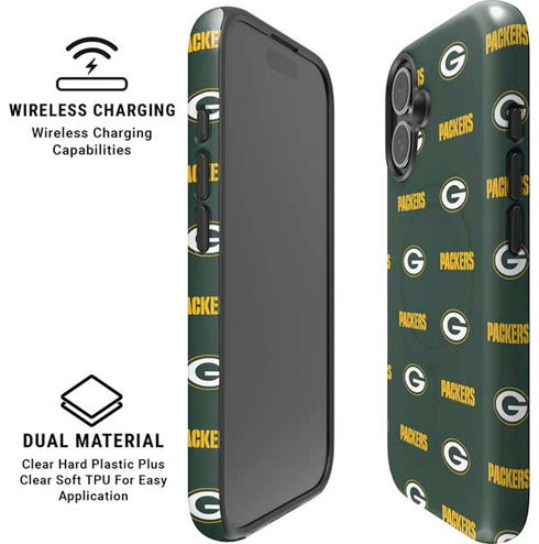 NFL Green Bay Packers Blitz Series iPhone 16 Plus Magsafe Impact Case
