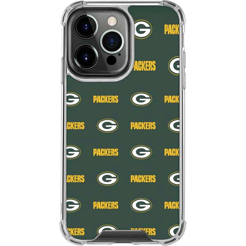NFL Green Bay Packers Blitz Series iPhone 16 Pro Clear Case