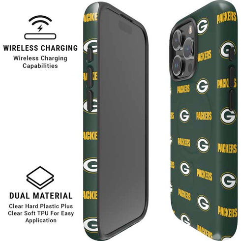 NFL Green Bay Packers Blitz Series iPhone 16 Pro Magsafe Impact Case