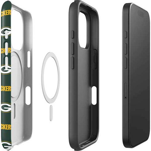 NFL Green Bay Packers Blitz Series iPhone 16 Pro Max Magsafe Impact Case